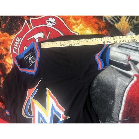 Miami Marlins Black Majestic Wright-Ditson 2XL - Picture 8 of 8